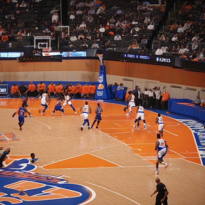 Dawn Staley meeting with New York Knicks representatives.