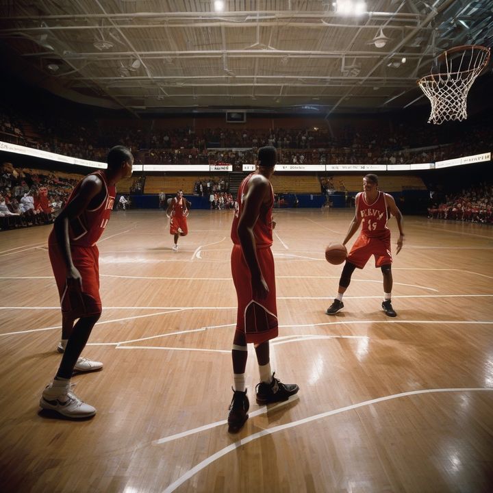 LeBron James and Kevin Durant competing on court together.