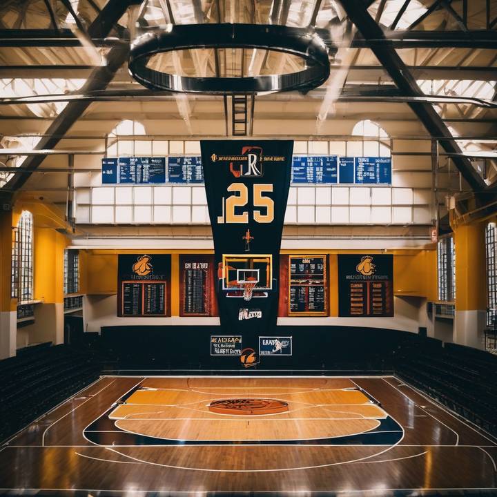 NBA players in action on the basketball court during a game.
