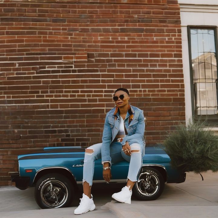 Russell Westbrook and Ciara on music video set together.
