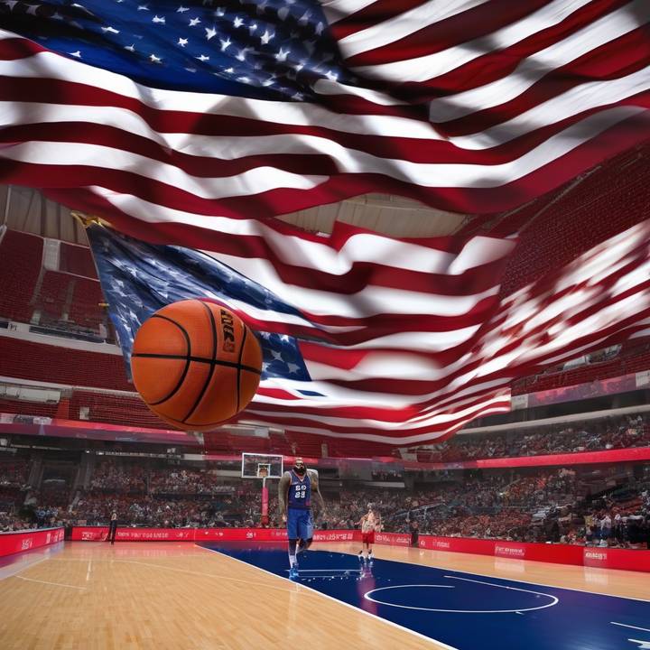 LeBron James speaking at a press conference about US-China relations.