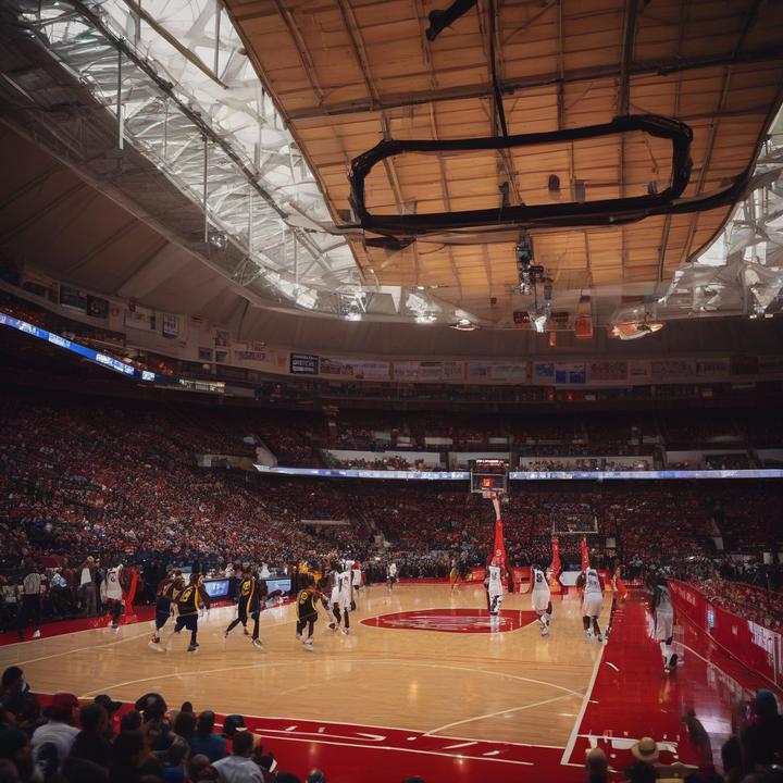 NBA rookies in action on the basketball court during a game.