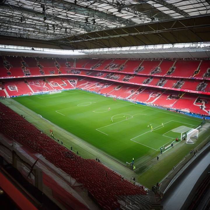 Soccer players from Denmark and Scotland competing on the field.